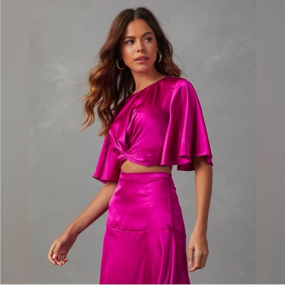 Olia Dresses & Skirts - Olia Pink Set Top & Skirt